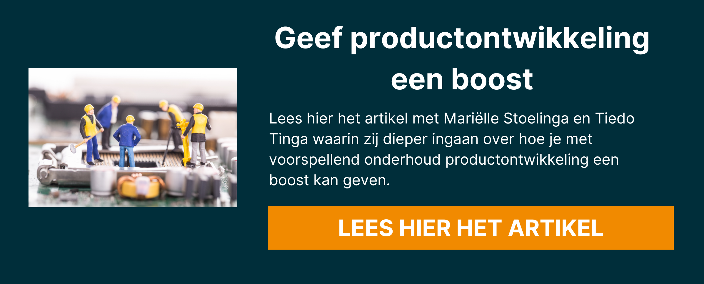 Predictive maintenance geeft productontwikkeling een boost
