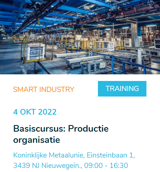 training productieplanning